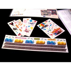 Amusement Park Stickers, Carta Bela FARMHOUSE SUMMER SCRAPBOOKING KIT,